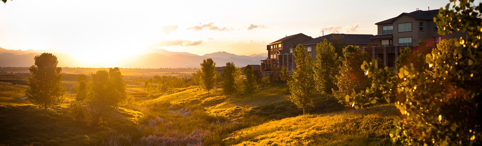 View of nature surrounding Anthem in Broomfield, CO | New Homes in Broomfield, Co from Anthem
